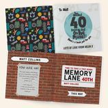 'Memory Lane' 40th Birthday Book additional 7