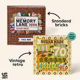 'Memory Lane' 70th Birthday Book additional 2