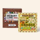 'Memory Lane' 70th Birthday Book additional 1