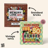 'Memory Lane' 80th Birthday Book 2026 additional 2