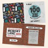 'Memory Lane' 100th Birthday Book additional 8