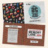 Personalised 'Memory Lane' 25th Birthday Book additional 6