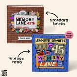 Personalised 45th Birthday Book 'Memory Lane' additional 4