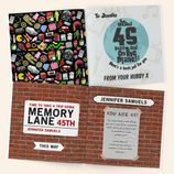 Personalised 45th Birthday Book 'Memory Lane' additional 9