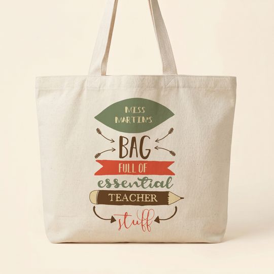 Personalised Tote Bag For Teachers