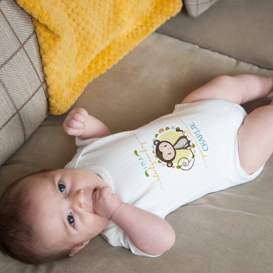 Personalised 'The Day You Were Born' Themed Baby Grow