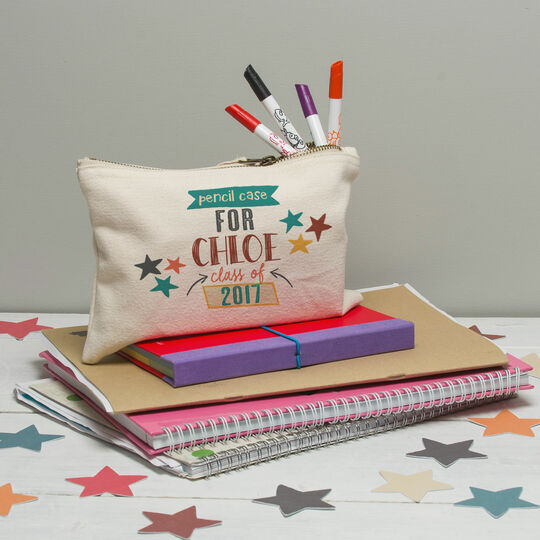 Personalised Pencil Case For Primary School Leavers