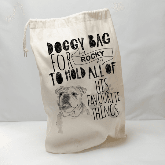 Personalised Illustrated Doggy Bag from £10.00