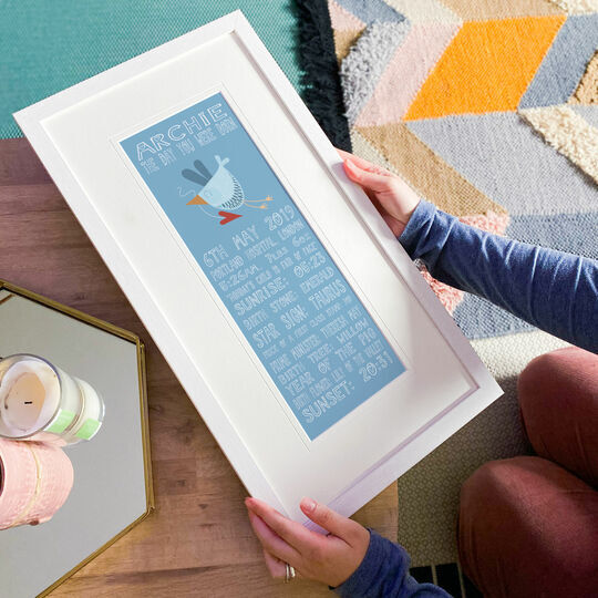'The Day You Were Born' Personalised Print