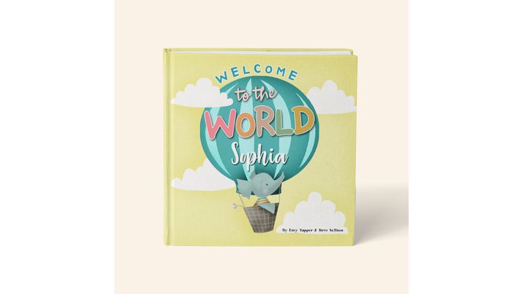 Welcome To The World Personalised New Baby Book