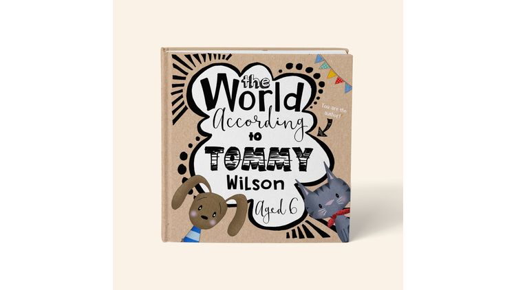 'The World According To...' Personalised Child's Journal