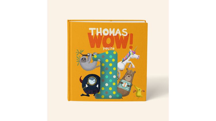 'Wow You're One' 1st Birthday Children's Book