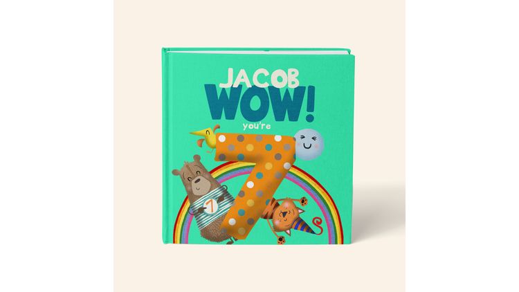 'Wow You're Seven' 7th Birthday Book