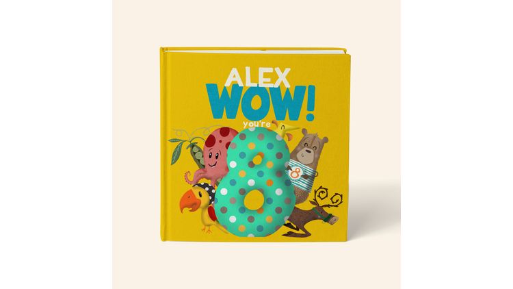 'Wow You're Eight' 8th Birthday Children's Book
