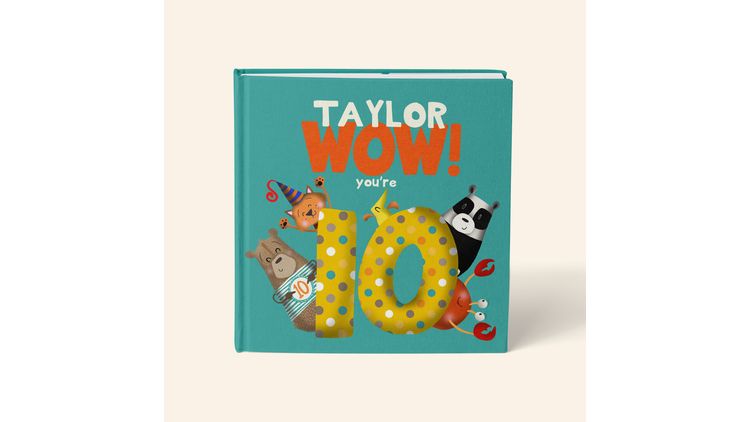 'Wow You're Ten' 10th Birthday Children's Book
