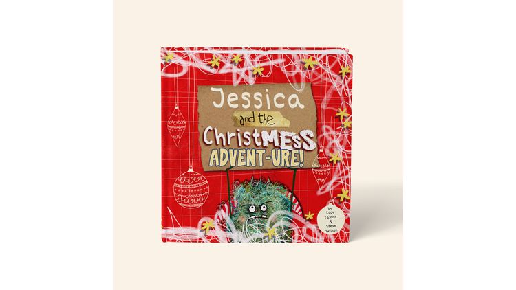 Personalised 'Christmess Advent-ure!' Christmas Advent Book