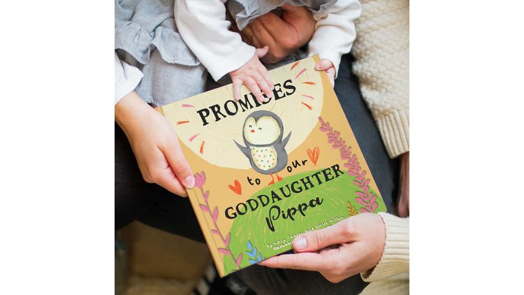 Personalised Promises To You Book for Godchild