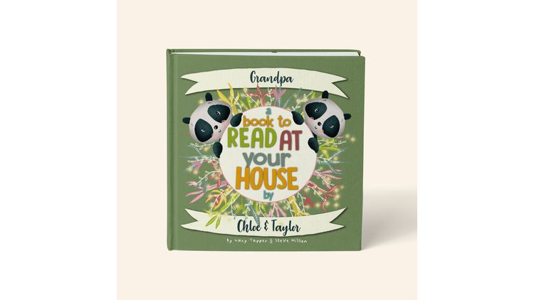 'A Book To Read At Your House' Personalised Book for Grandads