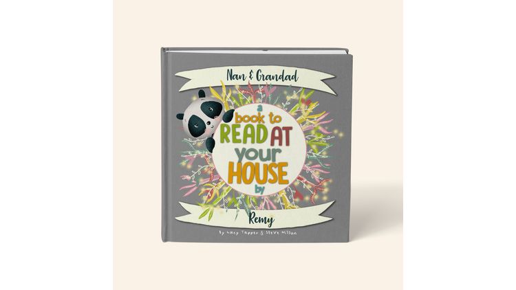 'A Book To Read At Your House' Personalised Book for Grandparents