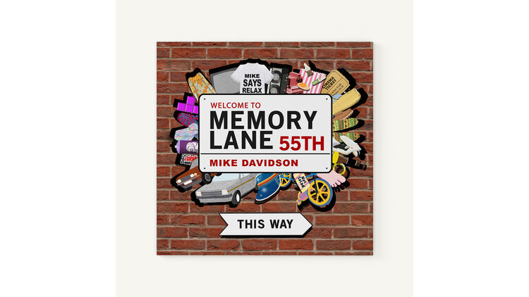 Personalised 55th Birthday Book 'Memory Lane'