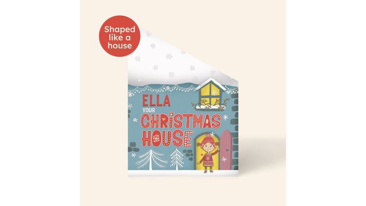 Personalised 'Your Christmas House' A4 Book