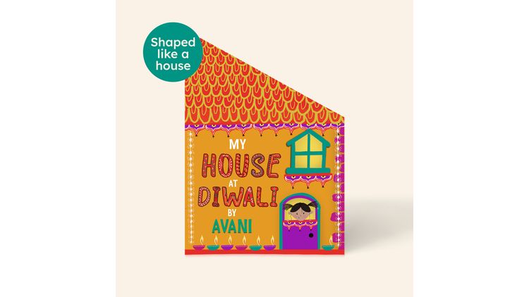 Personalised 'My House At Diwali' A4 Book