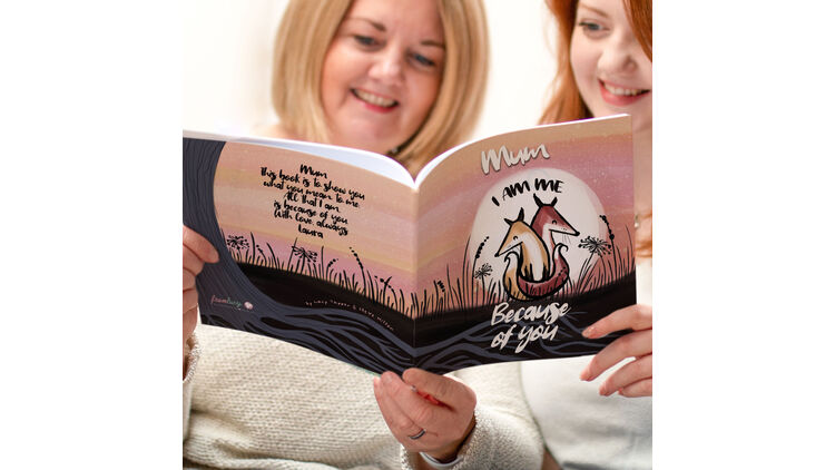 Personalised 'I Am Me, Because Of You' Book for Mums