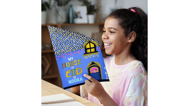 Personalised 'My House At Eid' A4 Book