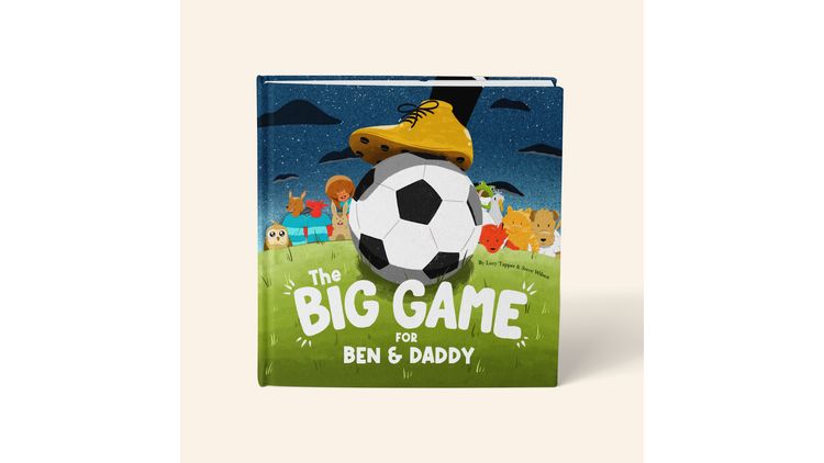 'The Big Game' Personalised Football Book for Dads