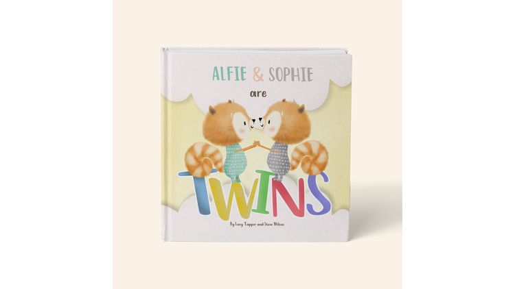 Personalised 'The Things We Share Book' for Twins &amp; Triplets