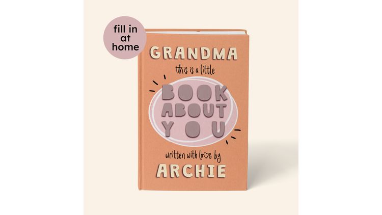 Personalised Fill In With Your Words Book About Grandma