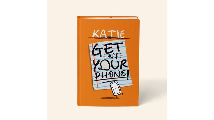 Personalised Get Off Your Phone Book