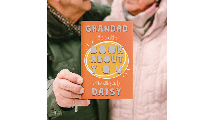 Personalised Fill In With Your Words Book About Grandad