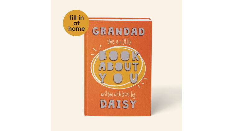 Personalised Fill In With Your Words Book About Grandad
