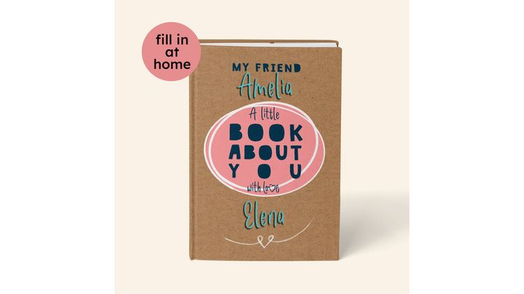 Personalised Fill In With Your Words Book About Friends