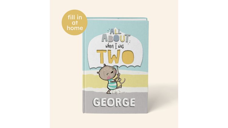 Personalised Fill In Your Words Book For Two Year Old