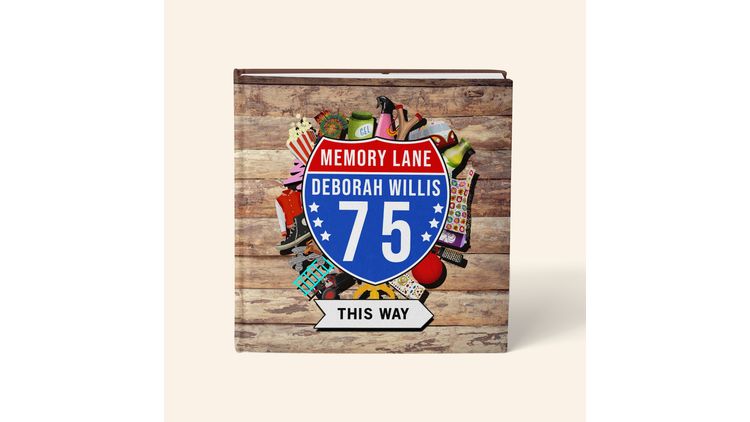 Personalised 'Memory Lane' 75th Birthday Book US Edition