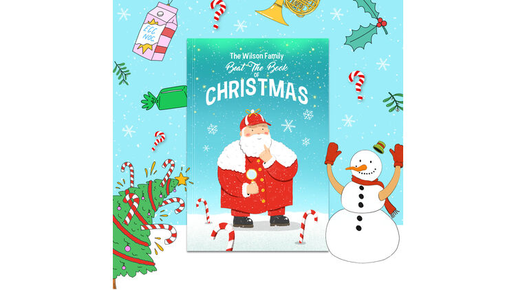 Personalised 'Beat The Book Of Christmas' Quiz Book