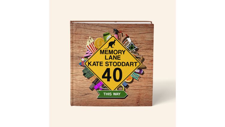 Personalised 'Memory Lane' 40th Birthday Book Australian Edition