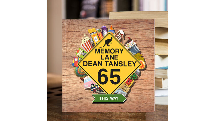 Personalised 'Memory Lane' 65th Birthday Book Australian Edition