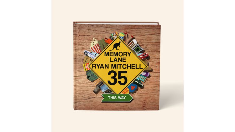 Personalised 'Memory Lane' 35th Birthday Book Australian Edition
