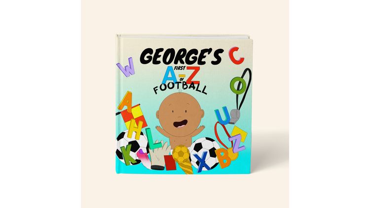 Personalised Baby's First A-Z of Football Book