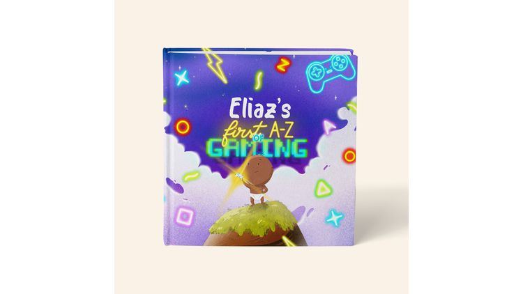 Personalised Baby's A-Z of Gaming Book