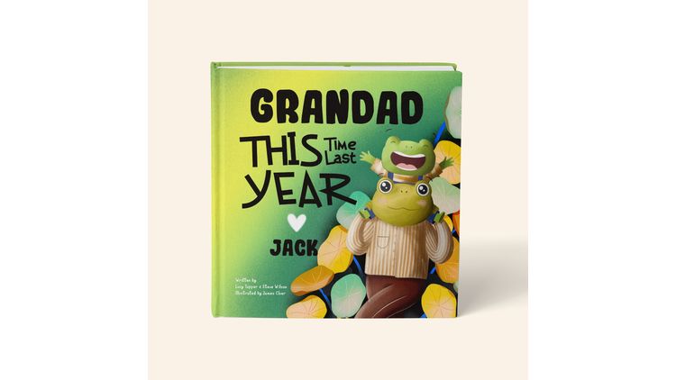 'This Time Last Year' Personalised Book for Grandad