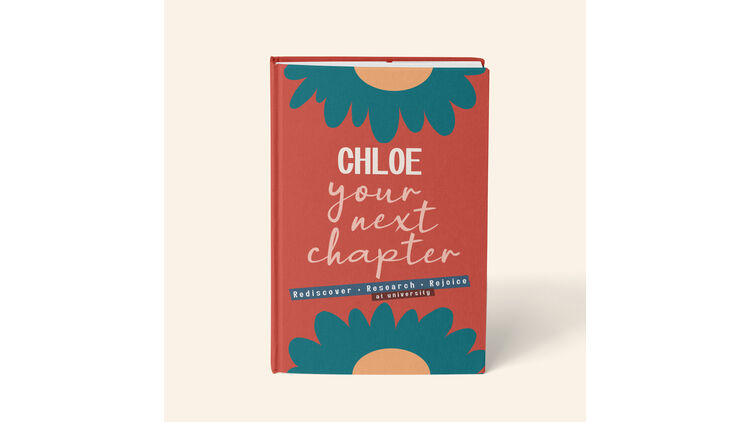 Personalised University Student New Chapter Book