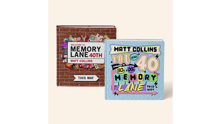 'Memory Lane' 40th Birthday Book