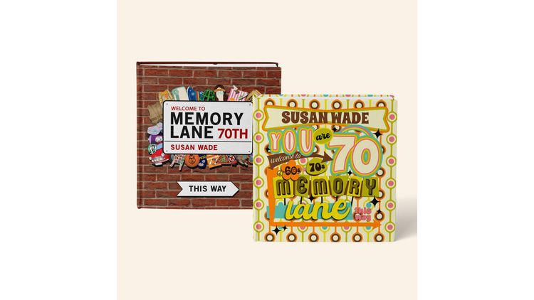 'Memory Lane' 70th Birthday Book