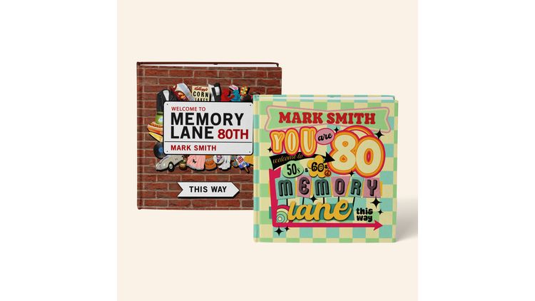 'Memory Lane' 80th Birthday Book 2026