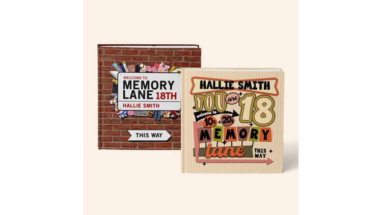 'Memory Lane' 18th Birthday Book 2026