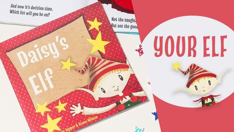 'Your Elf' Personalised Children's Christmas Story Book